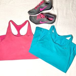 2 Nike Dri-fit Workout tank tops!
